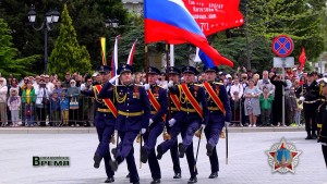 Евпатория отметила 76-ю годовщину Великой Победы (Парад на Театральной площади)